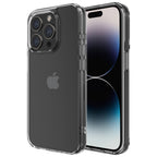 Hybrid - Apple iPhone 15 Pro Case - Clear, Side and Back View with Screen Display