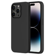 Touch Pure + Snap - Apple iPhone 15 Pro Case MagSafe Compatible - Black, Side and Back View with Screen Display