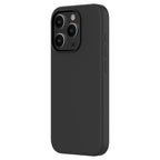 Touch Pure + Snap - Apple iPhone 15 Pro Case MagSafe Compatible - Black, Angled Rear View Rigid Back with Phone