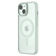 HYBRID SOFT + SNAP for iPhone 15 - Clear / Green