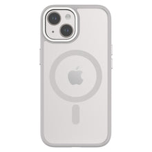 HYBRID SOFT + SNAP for iPhone 15 - Clear / Grey