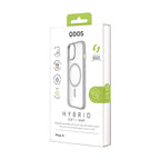 Hybrid Soft + Snap - Apple iPhone 15 Case MagSafe Compatible - Clear Grey, showcasing product packaging in white