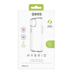 Hybrid - Apple iPhone 15 Case - Clear, showcasing product packaging in white
