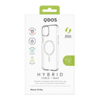 Hybrid Force + Snap - Apple iPhone 15 Plus Case MagSafe Compatible - Clear, showcasing product packaging in white