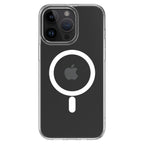 Hybrid Force + Snap - Apple iPhone 15 Pro Max Case MagSafe Compatible - Clear, Rear View Transparent Back with Phone