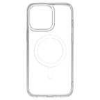 Hybrid Force + Snap - Apple iPhone 15 Pro Max Case MagSafe Compatible - Clear, Rear View Transparent Back Without Phone