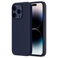 Touch Pure + Snap - Apple iPhone 15 Pro Max Case MagSafe Compatible - Blue Titanium, Side and Back View with Screen Display