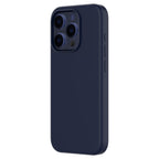 Touch Pure + Snap - Apple iPhone 15 Pro Max Case MagSafe Compatible - Blue Titanium, Angled Rear View Rigid Back with Phone
