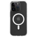 Hybrid Force + Snap - Apple iPhone 15 Pro Case MagSafe Compatible - Clear, Rear View Transparent Back with Phone