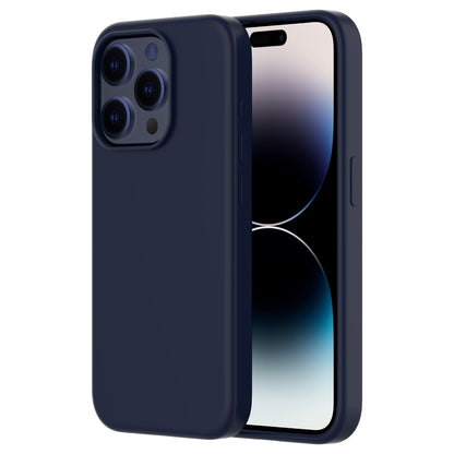 Touch Pure + Snap - Apple iPhone 15 Pro Case MagSafe Compatible - Blue, Side and Back View with Screen Display
