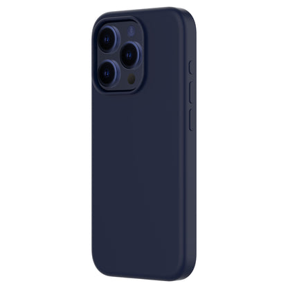 Touch Pure + Snap - Apple iPhone 15 Pro Case MagSafe Compatible - Blue, Angled Rear View Rigid Back with Phone