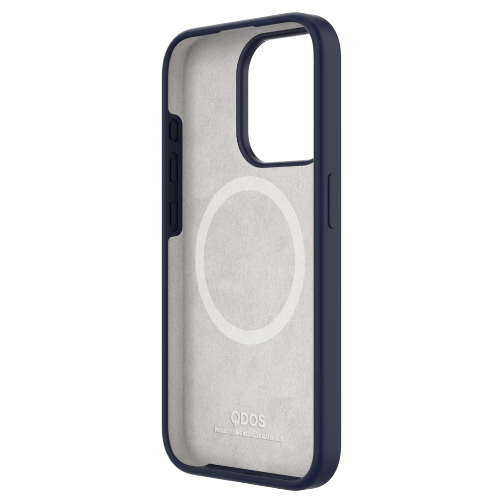 Touch Pure + Snap - Apple iPhone 15 Pro Case MagSafe Compatible - Blue, Angled Front View of the case Without Phone