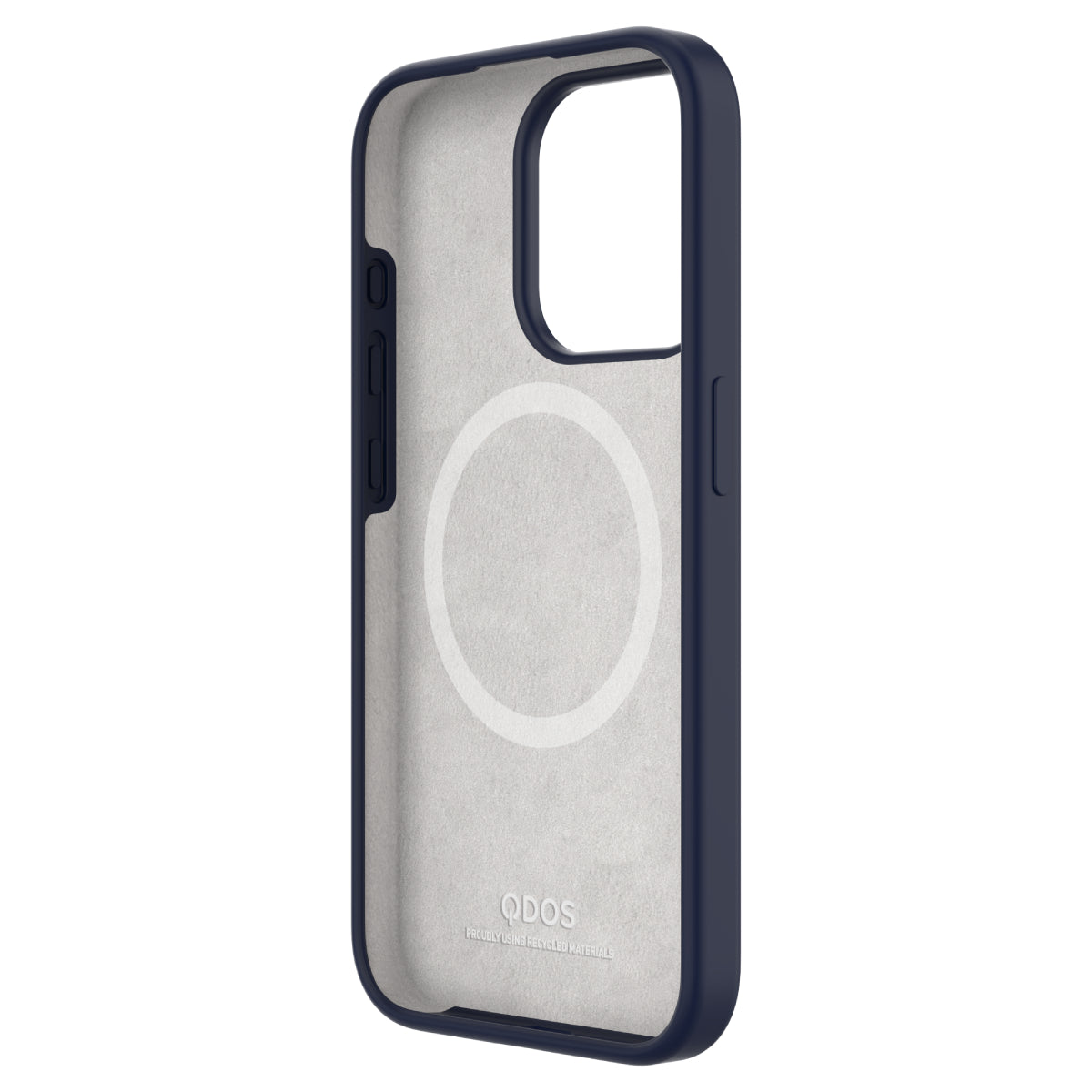 Touch Pure + Snap - Apple iPhone 15 Pro Case MagSafe Compatible - Blue, Angled Front View of the case Without Phone