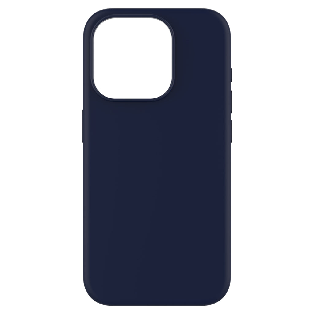 Touch Pure + Snap - Apple iPhone 15 Pro Case MagSafe Compatible - Blue, Rear View Rigid Back Without Phone