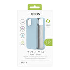 Touch Pure + Snap - Apple iPhone 15 Case MagSafe Compatible - Blue, showcasing product packaging in white
