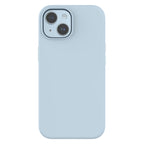Touch Pure + Snap - Apple iPhone 15 Case MagSafe Compatible - Blue, Rear View Rigid Back with Phone