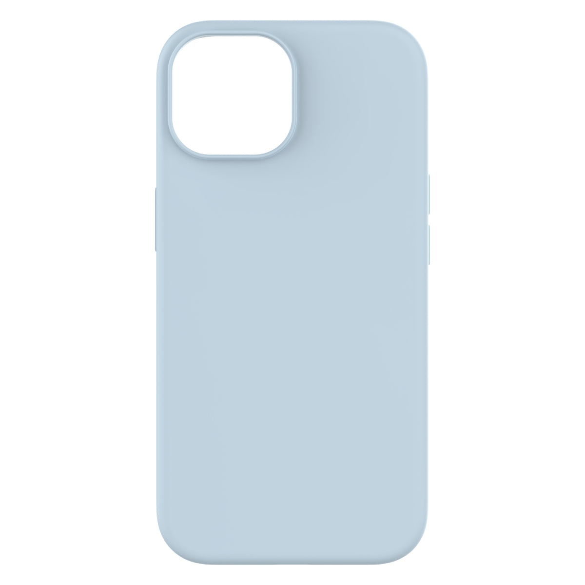 Touch Pure + Snap - Apple iPhone 15 Case MagSafe Compatible - Blue, Rear View Rigid Back Without Phone