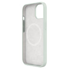 Touch Pure + Snap - Apple iPhone 15 Case MagSafe Compatible - Green, Angled Front View Without Phone