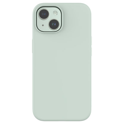Touch Pure + Snap - Apple iPhone 15 Case MagSafe Compatible - Green, Rear View Rigid Back with Phone