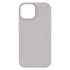 Touch Pure + Snap - Apple iPhone 15 Case MagSafe Compatible - Grey, Rear View Rigid Back Without Phone
