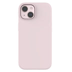 Touch Pure + Snap - Apple iPhone 15 Case MagSafe Compatible - Pink, Rear View Rigid Back with Phone