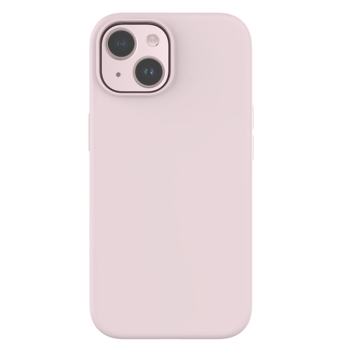Touch Pure + Snap - Apple iPhone 15 Case MagSafe Compatible - Pink, Rear View Rigid Back with Phone
