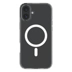 Hybrid Drop + Snap - Apple iPhone 16 Plus Case MagSafe Compatible - Clear, Rear View Transparent Back with Phone