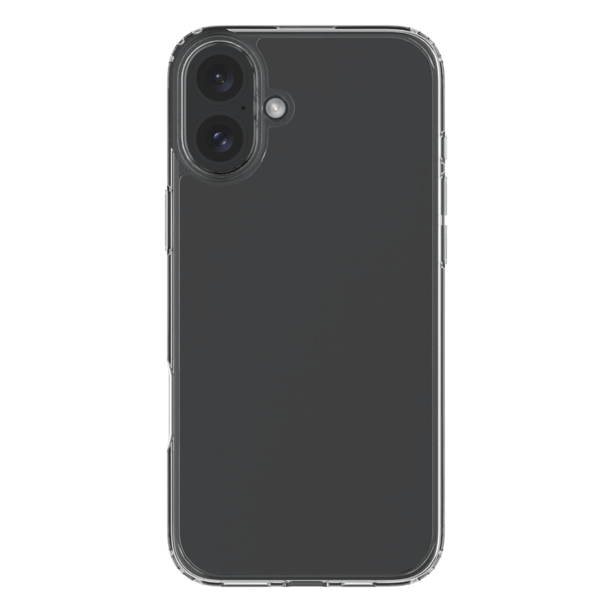 Hybrid - Apple iPhone 16 Plus Case - Clear, Rear View Transparent Back with Phone