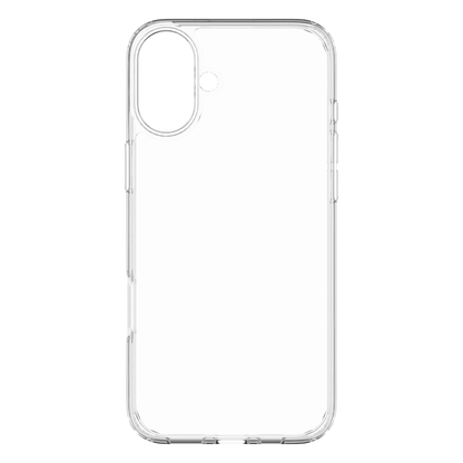 Hybrid - Apple iPhone 16 Plus Case - Clear, Rear View Transparent Back without Phone