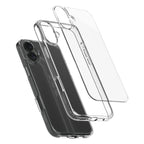 Hybrid - Apple iPhone 16 Plus Case - Clear, showcasing case built materials