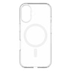 Hybrid Drop + Snap - Apple iPhone 16 Case MagSafe Compatible - Clear, Rear View Transparent Back without Phone
