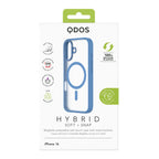 Hybrid Soft  + Snap - Apple iPhone 16 Case MagSafe Compatible - Clear Ultramarine, showcasing product packaging in white