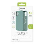 Touch Pure + Snap - Apple iPhone 16 Plus Case MagSafe Compatible - Teal, showcasing product packaging in white