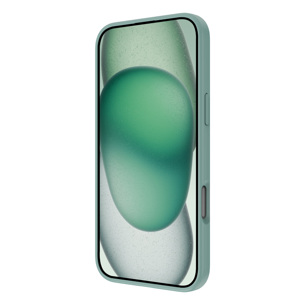 Touch Pure + Snap - Apple iPhone 16 Plus Case MagSafe Compatible - Teal, Angled Front View with Screen Display
