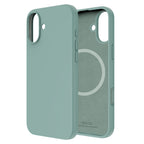 Touch Pure + Snap - Apple iPhone 16 Plus Case MagSafe Compatible - Teal, Side and Back View Without Phone