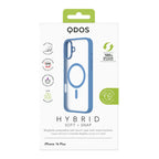 Hybrid Soft  + Snap - Apple iPhone 16 Plus Case MagSafe Compatible - Clear Ultramarine, showcasing product packaging in white