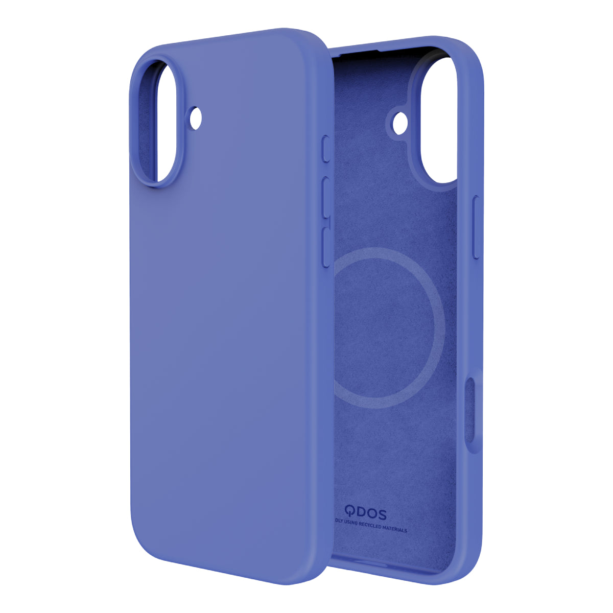 Touch Pure + Snap - Apple iPhone 16 Plus Case MagSafe Compatible - Ultramarine, Side and Back View Without Phone