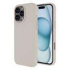 Touch Pure + Snap - Apple iPhone 16 Pro Case MagSafe Compatible - Desert Titanium, Side and Back View with Screen Display