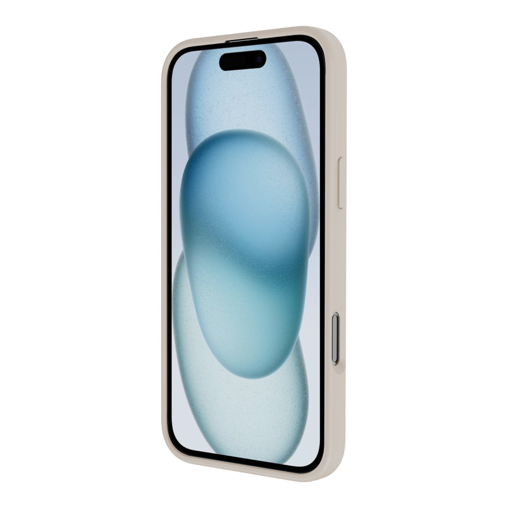 Touch Pure + Snap - Apple iPhone 16 Pro Case MagSafe Compatible - Desert Titanium, Angled Front View with Screen Display