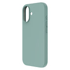 Touch Pure + Snap - Apple iPhone 16 Case MagSafe Compatible - Teal, Angled Rear View Rigid Back Without Phone