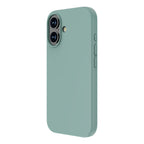 Touch Pure + Snap - Apple iPhone 16 Case MagSafe Compatible - Teal, Angled Rear View Rigid Back with Phone