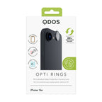 OptiRings - iPhone 16e Camera Lens Protector - Black