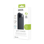 OptiRings - iPhone 16e Camera Lens Protector - Black