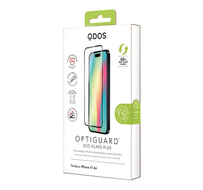 OptiGuard Eco Glass Plus - iPhone Air Screen Protector - Clear
