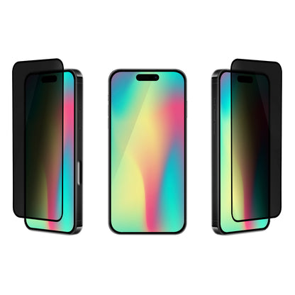 OptiGuard Eco Glass Privacy - iPhone Air Privacy Screen Protector - Privacy Black