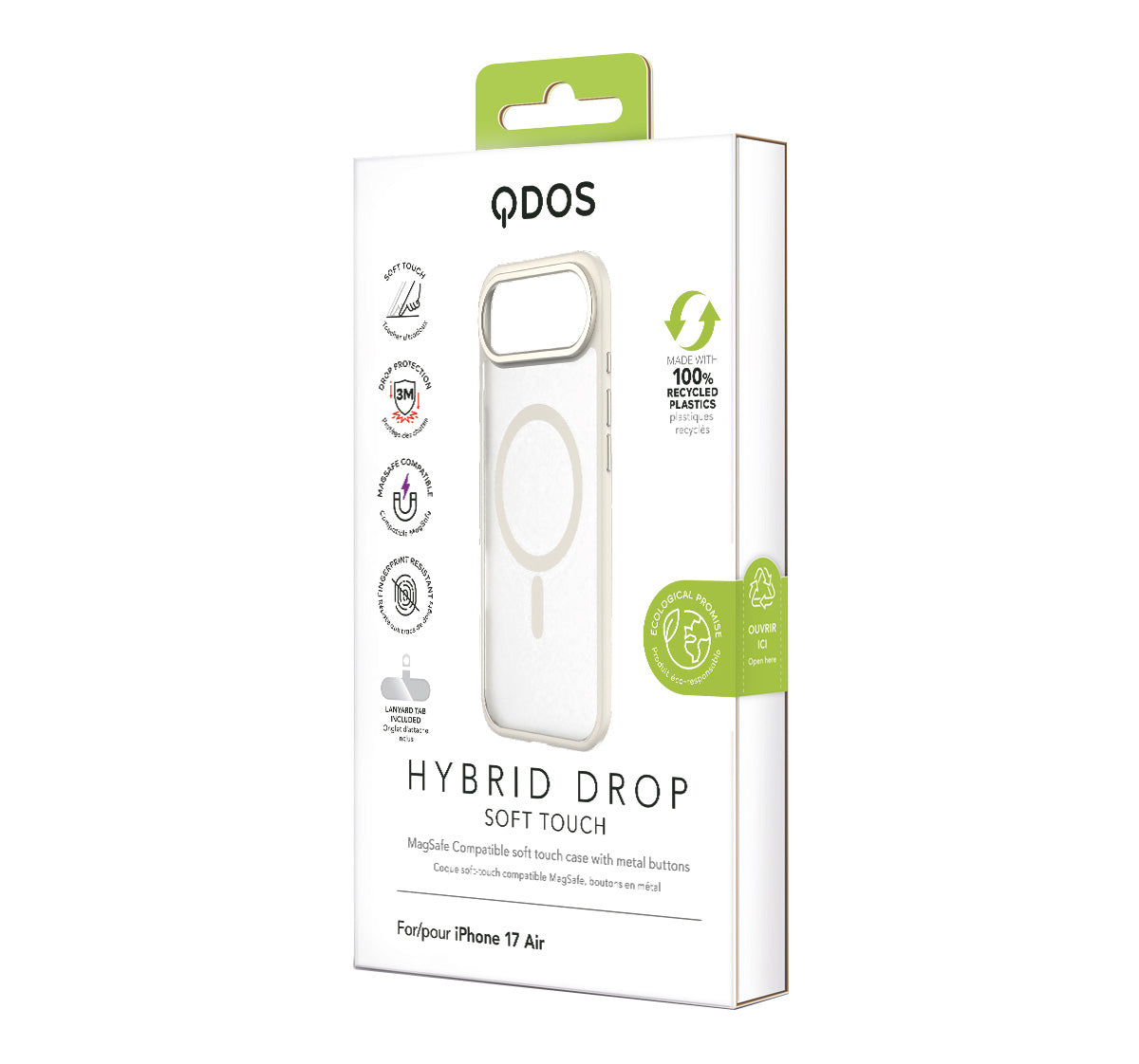 Hybrid Drop | SOFT TOUCH - iPhone Air Case MagSafe Compatible - Beige