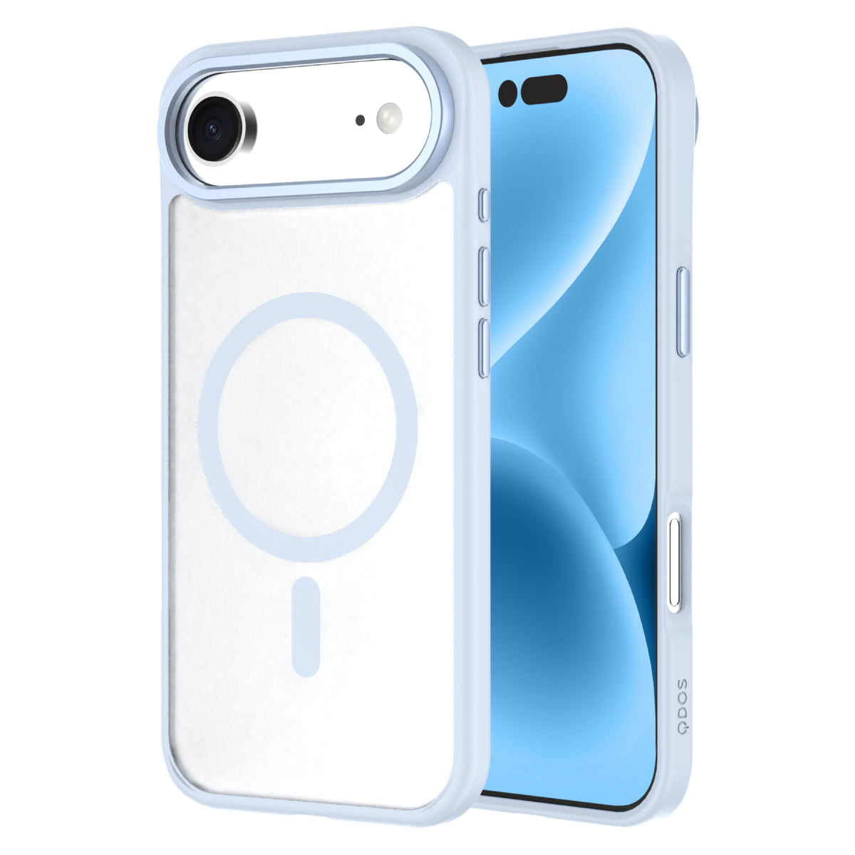 Hybrid Drop | SOFT TOUCH - iPhone Air Case MagSafe Compatible - Sky Blue