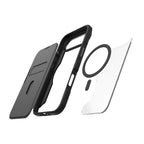 Hybrid Fold | MIL STD - iPhone Air Folio Case Magsafe Compatible - Clear