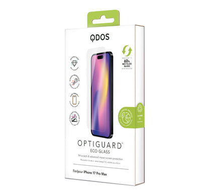 OptiGuard ECO Glass - iPhone 17 Pro Max Screen Protector - Clear