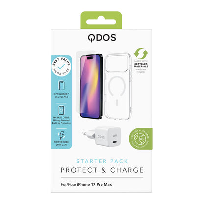 Starter Pack (EU Plug) - iPhone 17 Pro Max - White